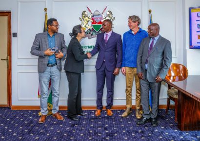 PS Ng'eno and the UNDP team during the meeting