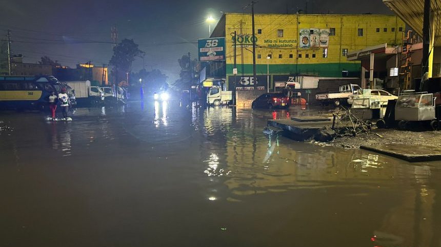 An image of a flood-prone area in Nairobi. SOURCE: Internet
